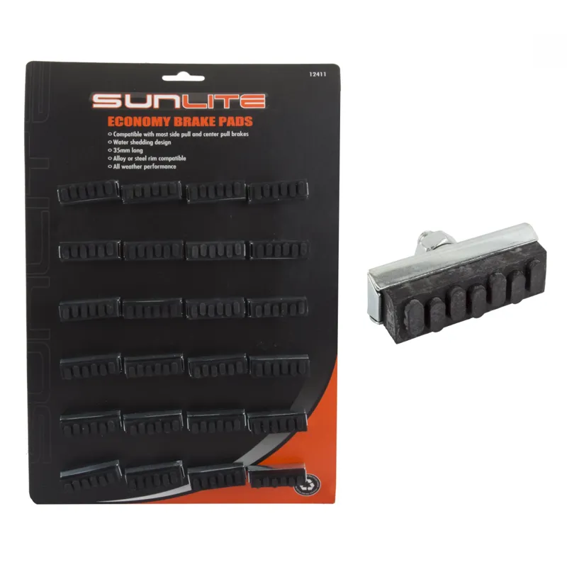 Sunlite Economy Brake Pads in Black