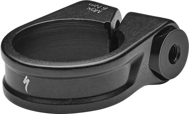Rear Rack Seat Collar Blk 32. 6mm Black 32.6mm
