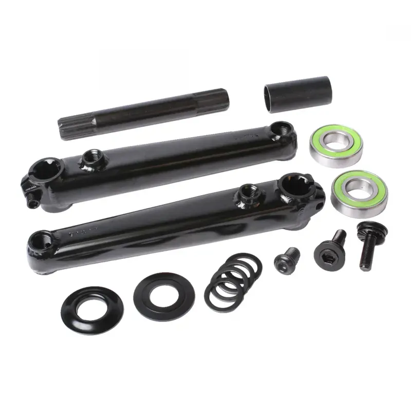 Sunday Saker V2 R/LHD 170mm 3-pc 2mm Crankarm Set w/ 19mm BB in Black