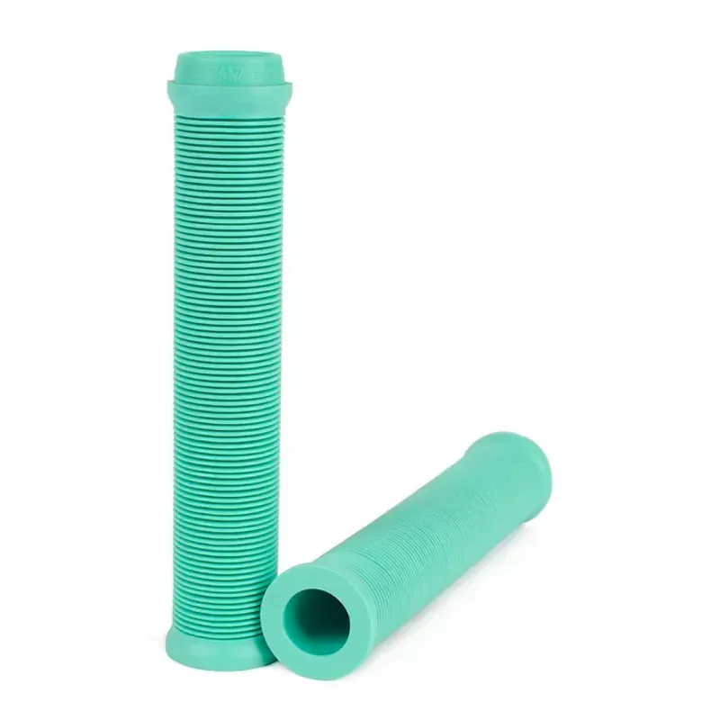 Rant H. A. B. D. Have a Bike Day Flangeless BMX Grips in Teal