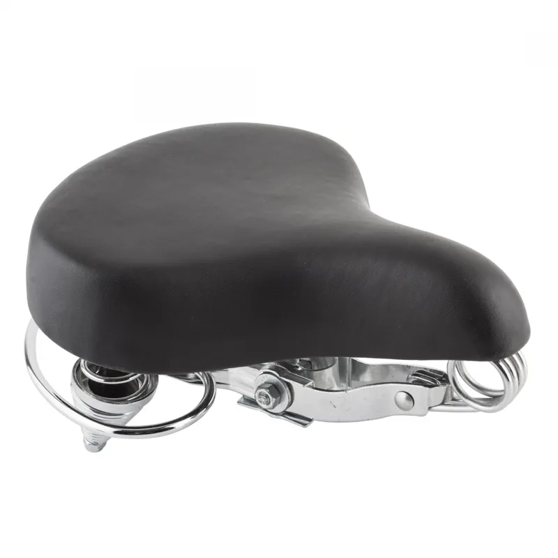 Sunlite Cruiser Classic Dual Spring Saddle in Black