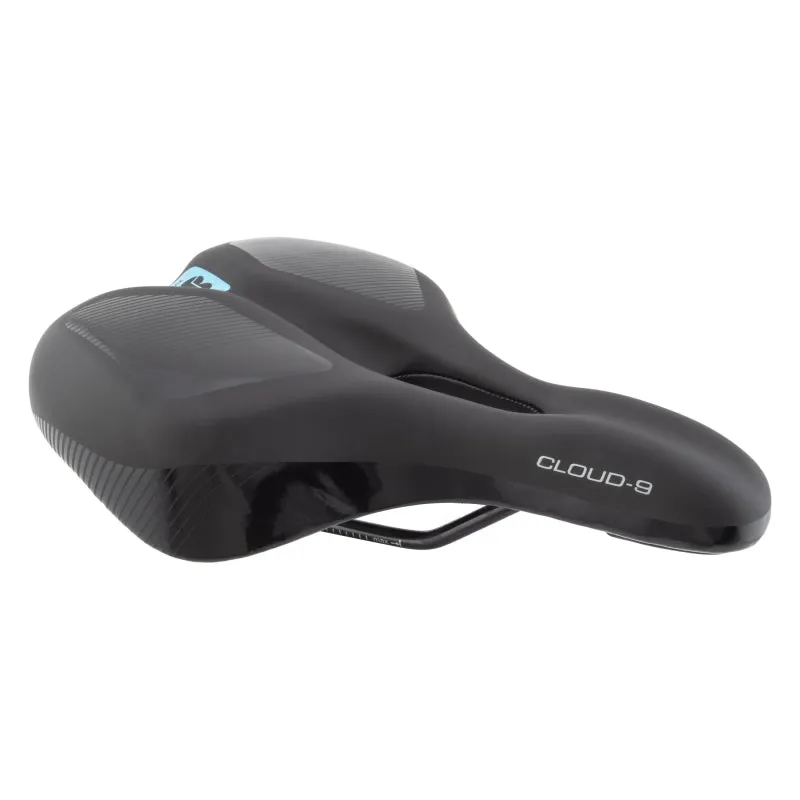 Cloud-9 Kush Plus Airflow Comfort Memory Foam Saddle in Black