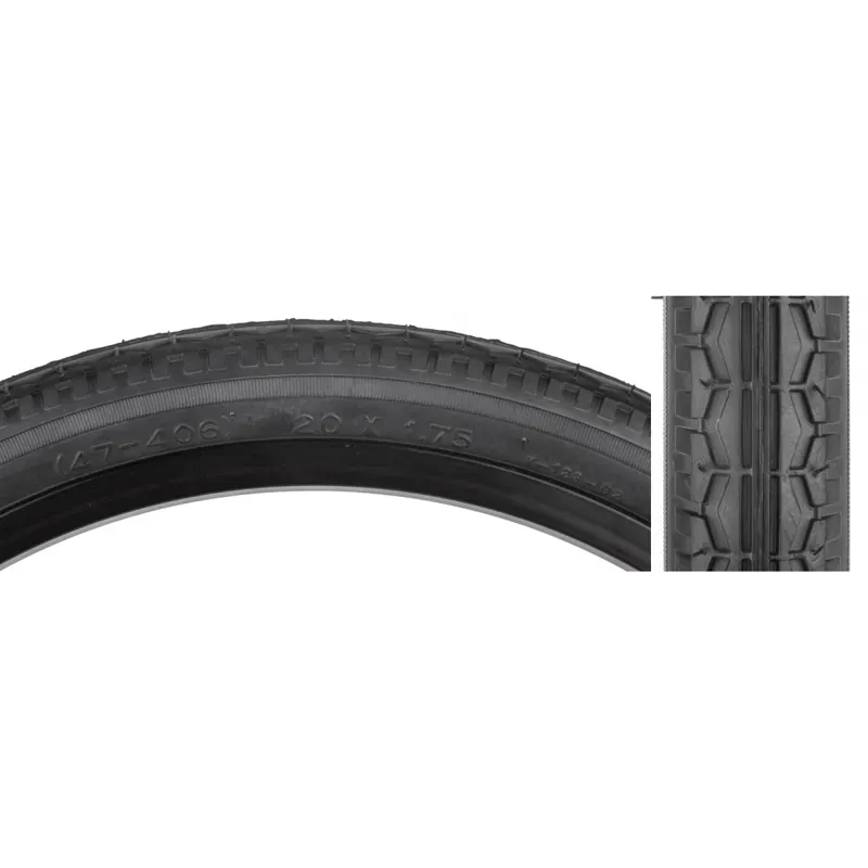 Sunlite K123 20x1.75 Street Tire in Black