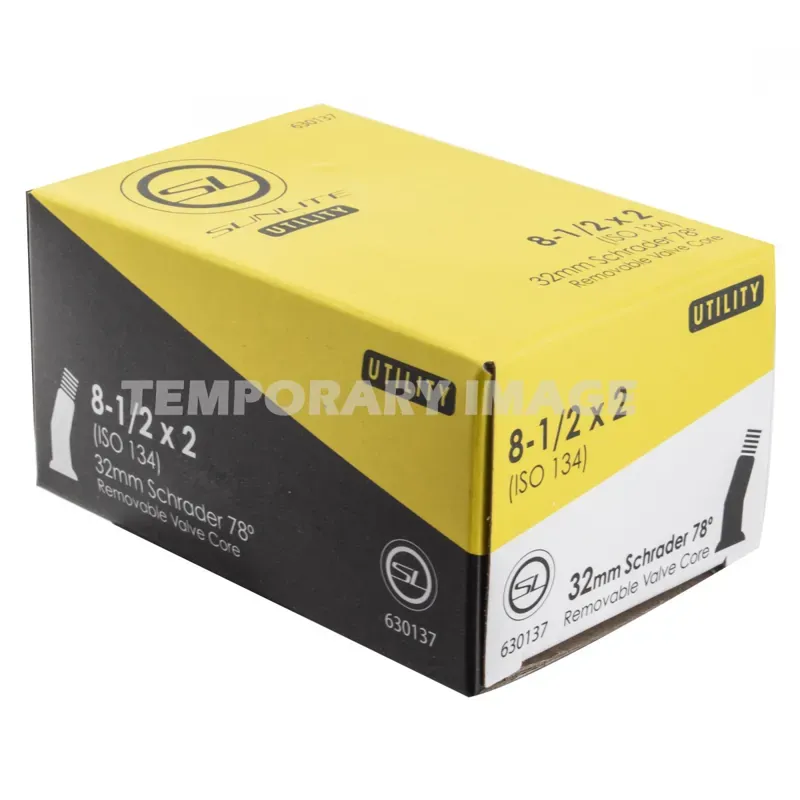 Sunlite Utili-T 10x2.5 Moped/Scooter/Surry/Wheelchair Tubes in Black