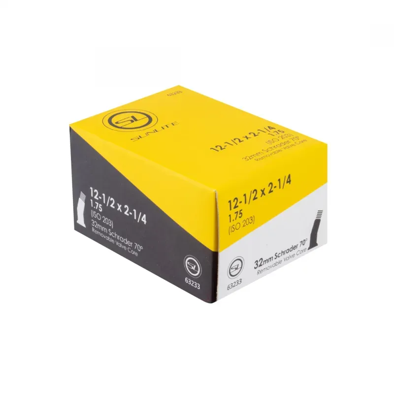 Sunlite 12-1/2x2-1/4 Moped/Scooter/Surry/Wheelchair Tube in Black