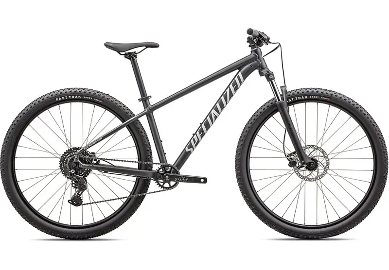 Specialized Rockhopper Sport Trail Bike in Black Liquid Metallic/White