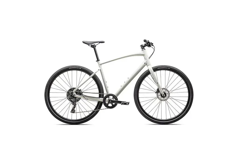 Specialized Sirrus X 2.0 Road Bike In Gloss Dune White/Dove Gray Reflective