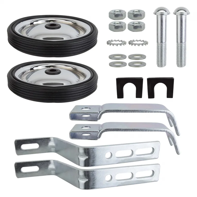 Sunlite 14-20-inch Plastic Training Wheels in Black/Silver