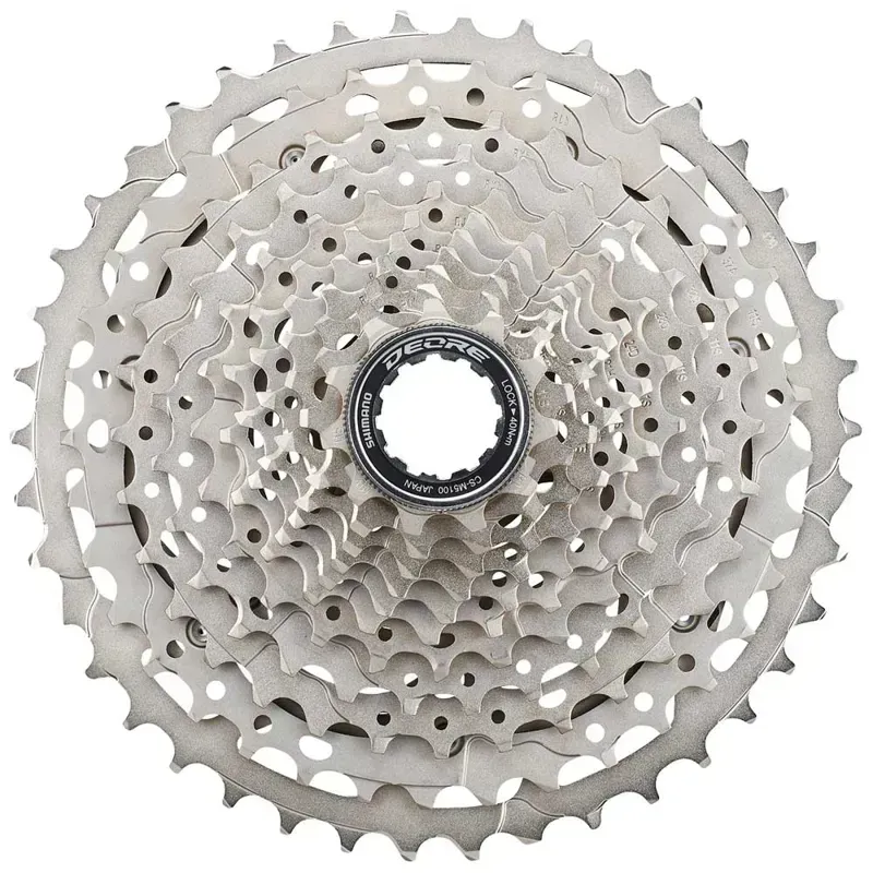 Shimano CS-M5100 Deore 11-speed Cassette in Silver