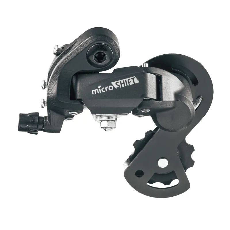 microSHIFT M21 6/7 Speed Super Short Cage Rear Derailleur in Black