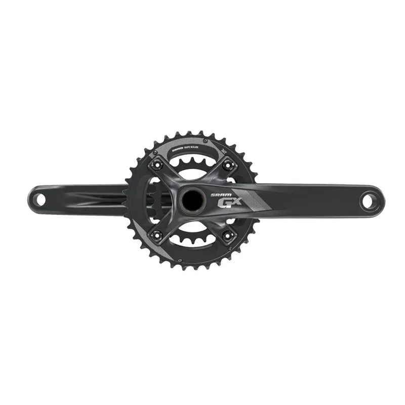 Sram GX-1000 GXP 2x10 175mm AM Guard 36-22-tooth Crankset w/o Cups in Black