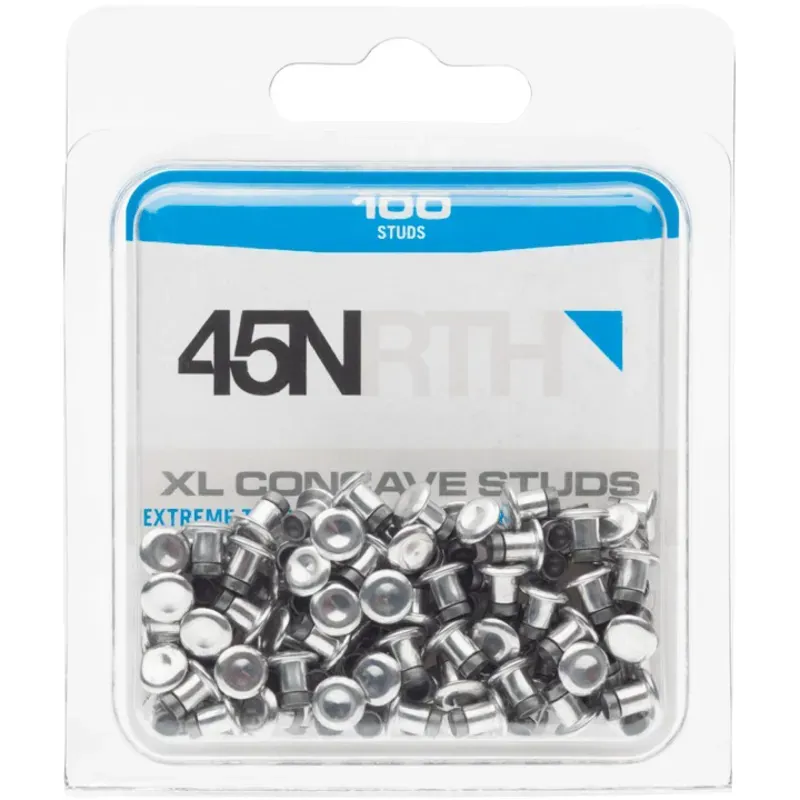 45NRTH 100 XL Concave Carbide Aluminum Studs in Silver-1