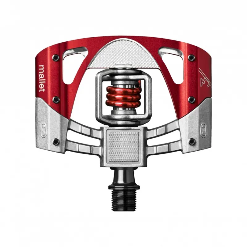 Crankbrothers Mallet 3 Pedals in Raw/Red