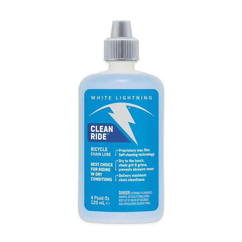White Lightning Clean Ride 4oz Lubricant in Blue