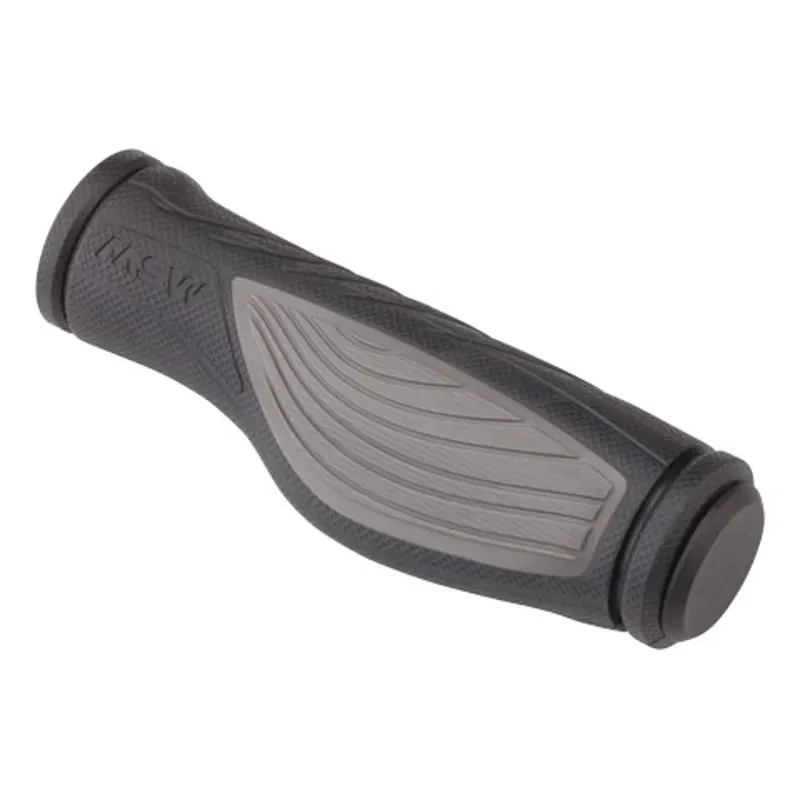MSW EFG-100 Ergonomic Flat Bar Grips in Black/Gray