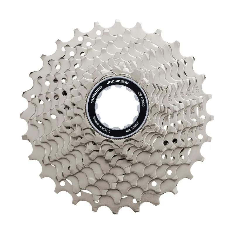 Shimano 105 CS-R7000 11-speed 11-32-tooth Cassette in Silver