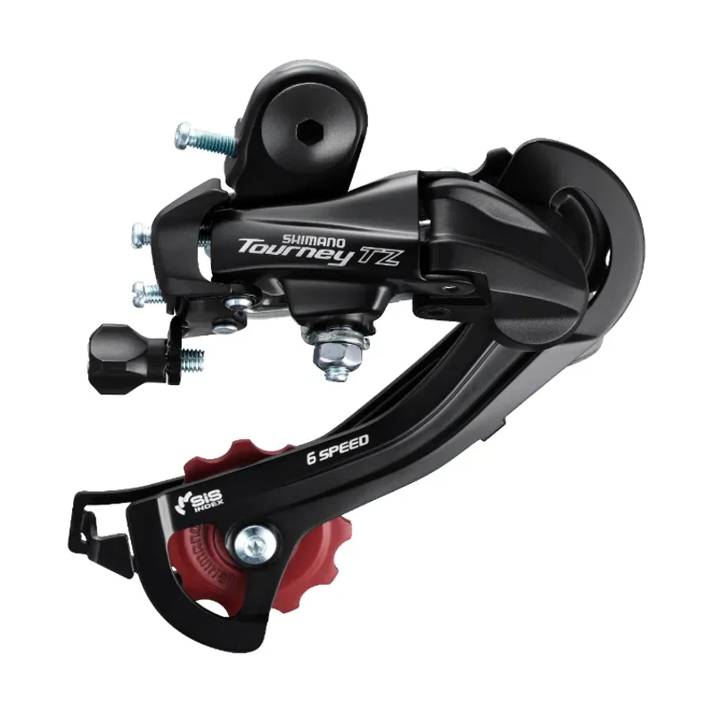 Shimano RD-TZ500-GS Tourney 6-speed Rear Derailleur in Black