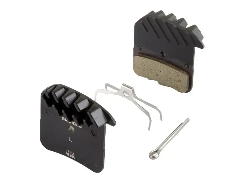 Shimano H03A Resin Finned Disk Brake Pads in Black