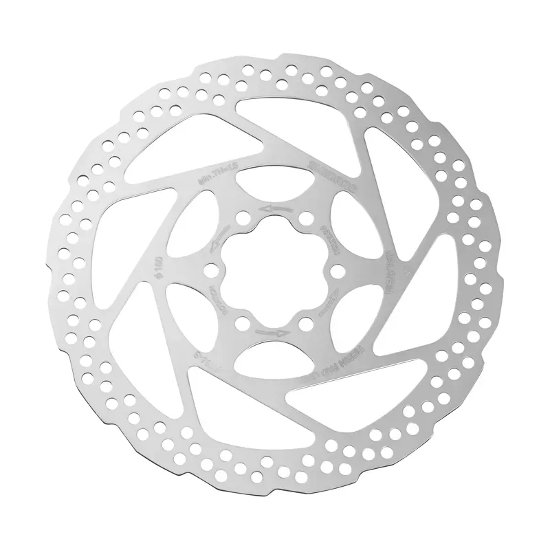Shimano Deore SM-RT56-MP Disc Brake Rotor - 180mm 6-Bolt For Resin Pads Only Silver 180-1