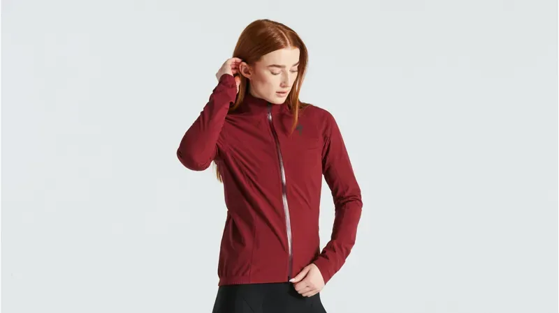 Specialized RBX Comp Rain Jacket in Maroon-8