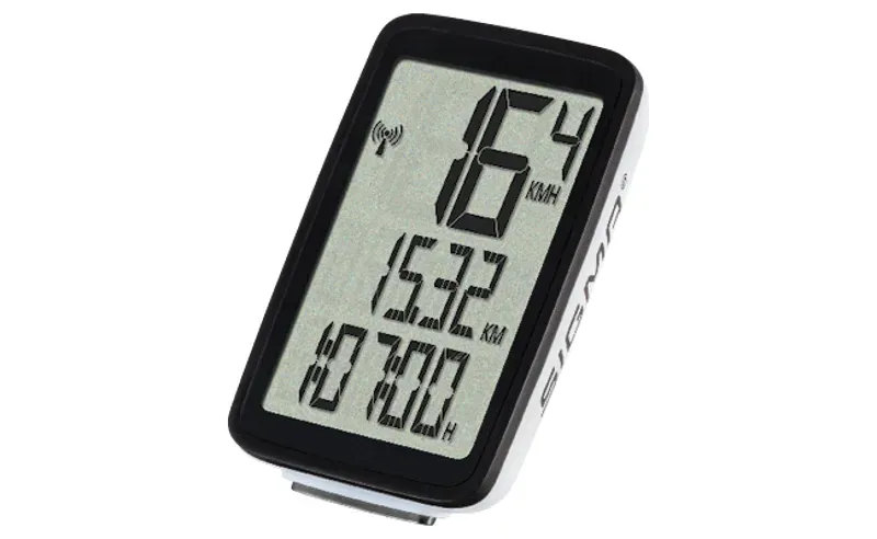 Sigma Pure 1 Wireless ATS Bicycle Computer in Black/White